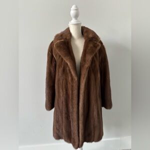 Vintage Natural Mink Fur Coat